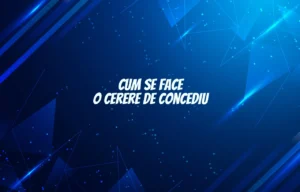 cum se face o cerere de concediu